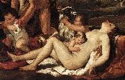 POUSSIN, Nicolas The Nurture of Bacchus (detail) af china oil painting artist